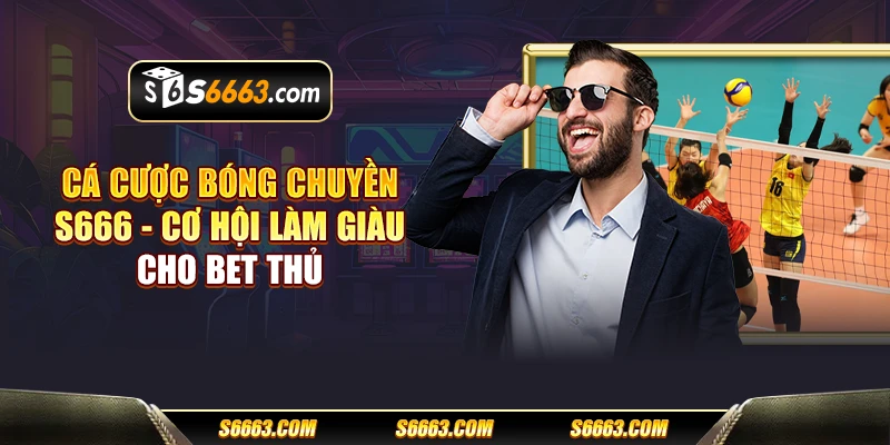 Cá cược bóng chuyền S666 - Cơ hội làm giàu cho bet thủ