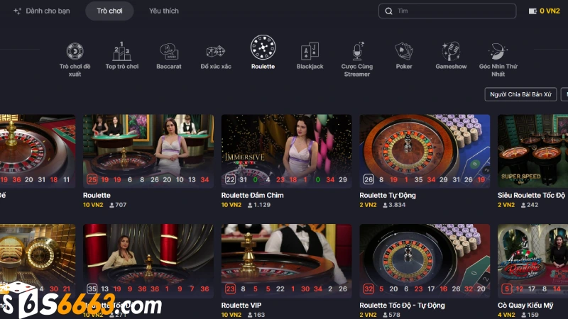 Ưu điểm khi trải nghiệm Roulette S666