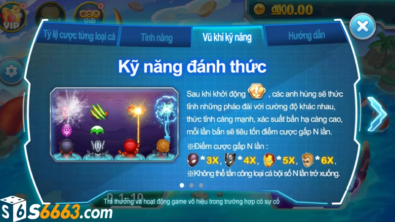 Vũ khí đặc biệt mới trong Hero Fishing