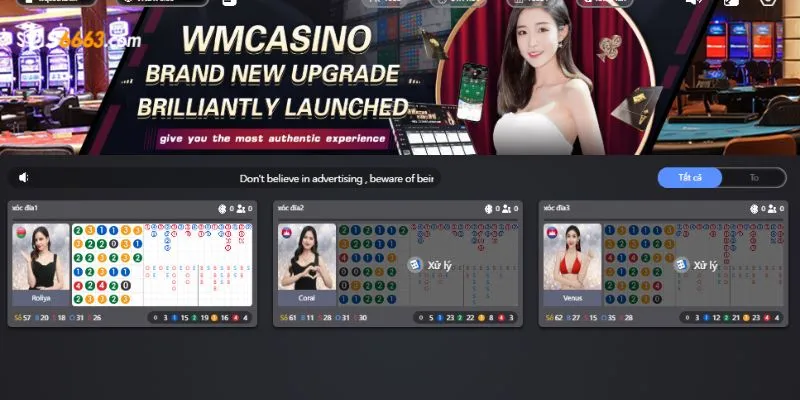 Phòng game Xóc đĩa Casino